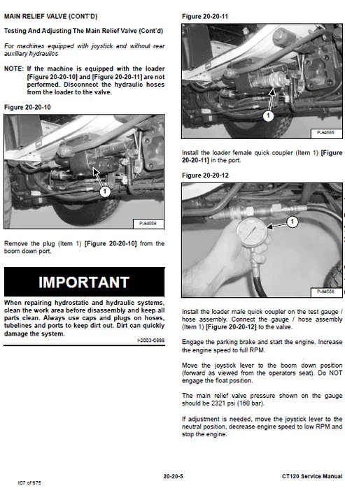 Bobcat V638 Telescopic VersaHANDLER Pdf Repair and Service Manual (Pb no. 6904755)