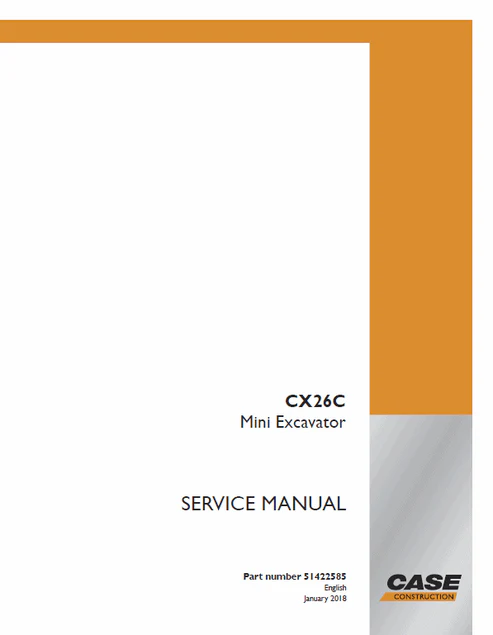 case-cx26c-mini-excavator-pdf-repair-and-service-manual