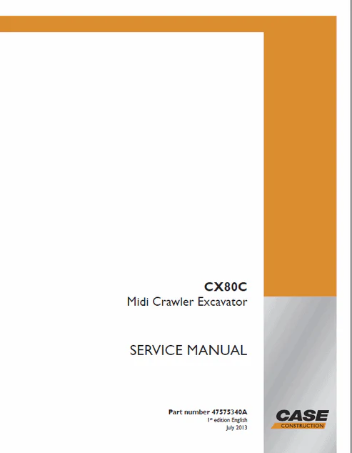 case-cx80c-crawler-excavator-standard-version-pdf-repair-and-service-manual