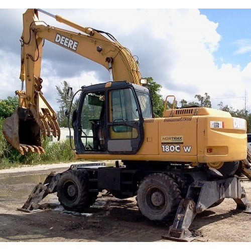 John Deere 180CW and 210CW Wheeled Excavator Pdf Diagnostic, Operation and Tests Service Manual TM2286 2