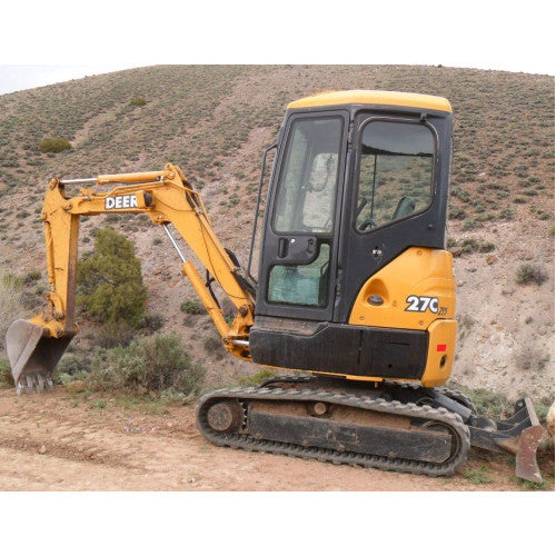 John Deere 27CZTS and 35CZTS Compact Excavator Pdf Diagnostic, Operation and Tests Service Manual TM2052 2