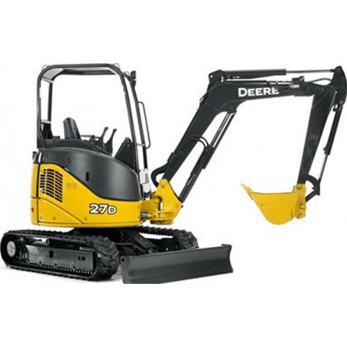 John Deere 27D Compact Excavator Pdf Diagnostic, Operation and Tests Service Manual TM2355 2