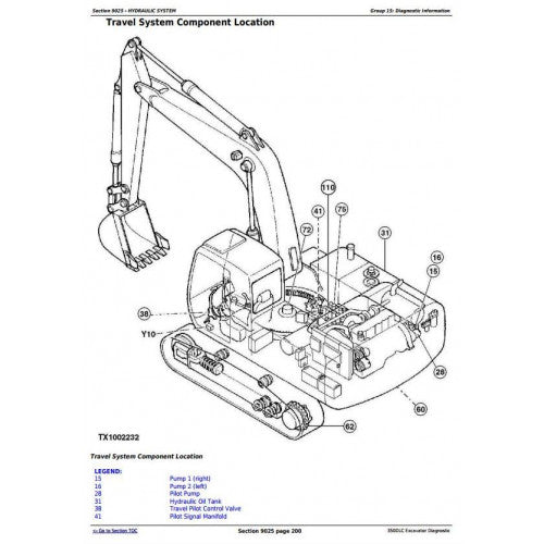 John Deere 350DLC Excavator Pdf Diagnostic, Operation and Tests Service Manual TM2359 2