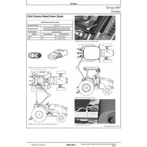 John Deere 4044M, 4044R, 4049M, 4049R, 4052M, 4052R, 4066M, 4066R Tractor Pdf Technical Repair Manual TM131019 2
