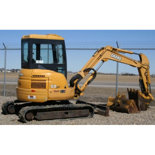 John Deere 50ZTS Compact Excavator Pdf Diagnostic, Operation and Tests Service Manual TM1817 2