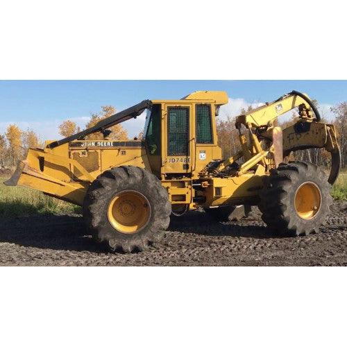 John Deere 540E, 640E, 740E Cable Skidder Pdf Technical Repair Service Manual TM1486 2