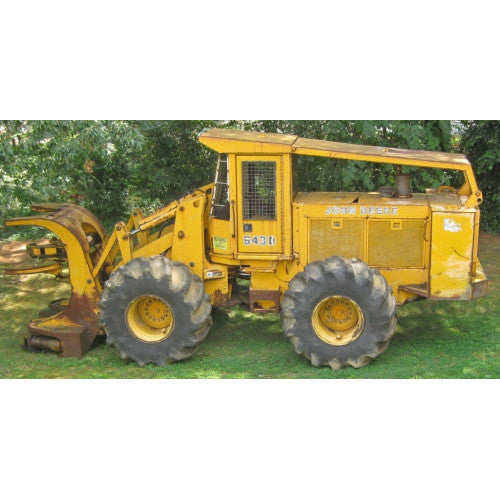 John Deere 643D Wheeled Feller Buncher Pdf Diagnostic, Operation and Tests Service Manual TM1481 2