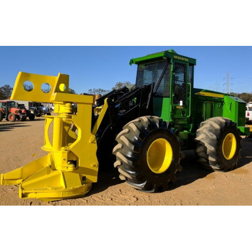 John Deere 643H, 843H Wheeled Feller Buncher Pdf Diagnostic, Operation and Tests Service Manual TM1844 2