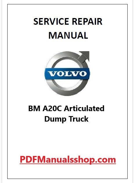 Volvo BM A20C Articulated Dump Truck Pdf Repair and Service Manual