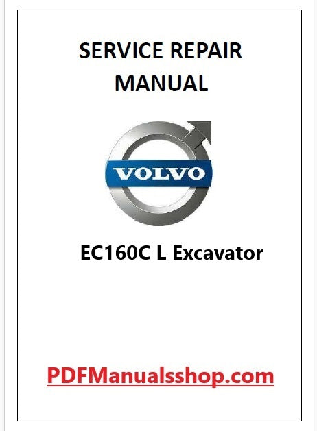 Volvo EC160C L Excavator Pdf Repair and Service Manual