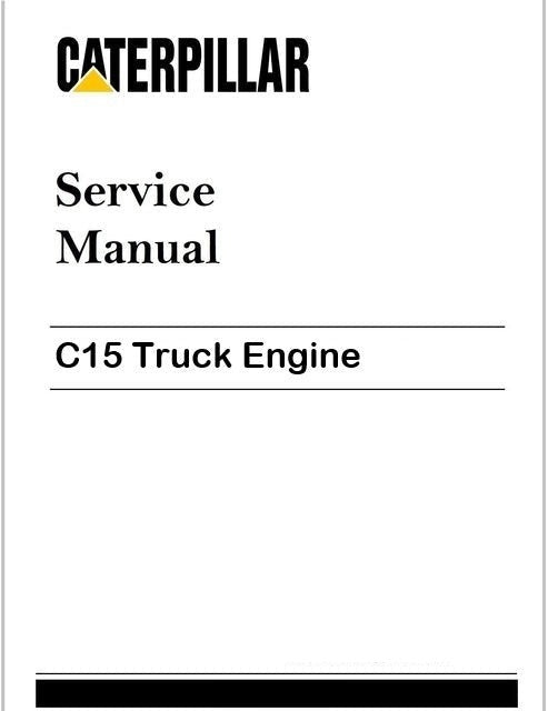 Caterpillar C15 Truck Engine Repair Manual PDF