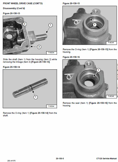 Bobcat V519 Telescopic Tool Carrier Pdf Repair and Service Manual (Pb no. 7303209enUS)