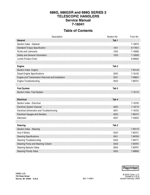 case-686g-686gxr-688g-telescopic-handlers-pdf-repair-and-service-manual-pb-no-7-16041