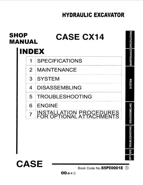 case-cx14-hydraulic-mini-excavator-pdf-repair-and-service-manual