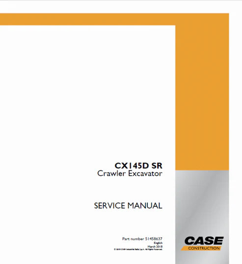 case-cx145d-sr-crawler-excavator-pdf-repair-and-service-manual
