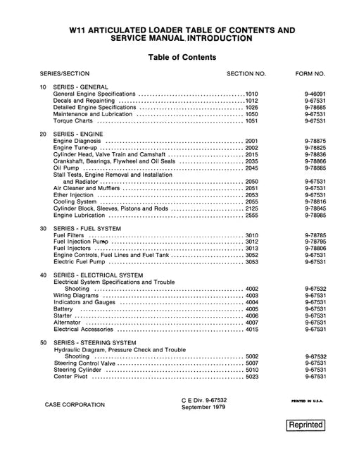 case-w11-articulated-loader-pdf-repair-and-service-manual-pb-no-9-67532