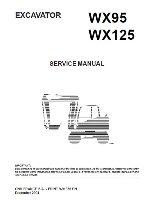 case-wx95-wx125-wheeled-excavator-pdf-repair-and-service-manual
