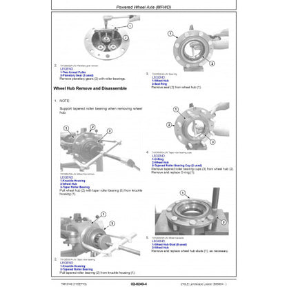 John Deere 210LE Landscape Loader Pdf Technical Repair Service Manual TM10149