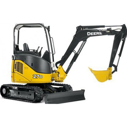 John Deere 27D Compact Excavator Pdf Diagnostic, Operation and Tests Service Manual TM2355 2