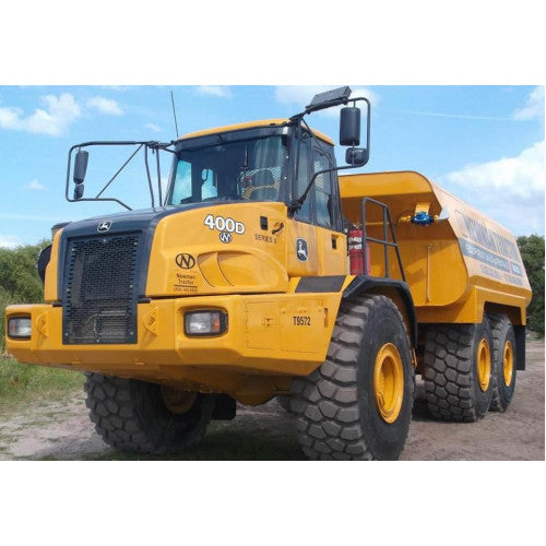 John Deere 350D, 400D Articulated Dump Truck Pdf Technical Repair Manual TM11519 2