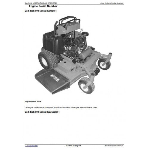 John Deere 648R, 652B, 652R, 661R Mower Pdf Diagnostic and Technical Repair Service Manual TM127719