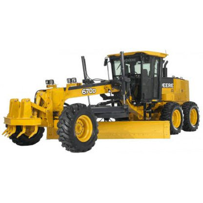 John Deere 670D, 672D, 770D, 772D, 870D, 872D Motor Grader Pdf Diagnostic, Operation and Tests Service Manual TM2246 2