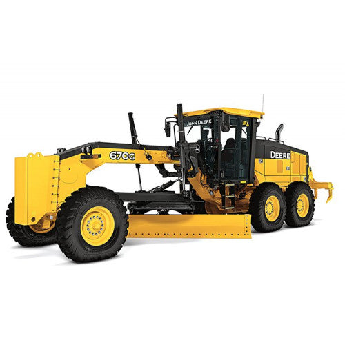 John Deere 670G, 670GP, 672G, 672GP Grader Pdf Diagnostic, Operation and Tests Service Manual TM13024X19