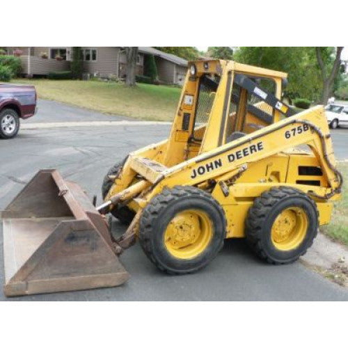 John Deere 675, 675B Skid Steer Loader Pdf Diagnostic, Operation and Tests Service Manual TM1374 2