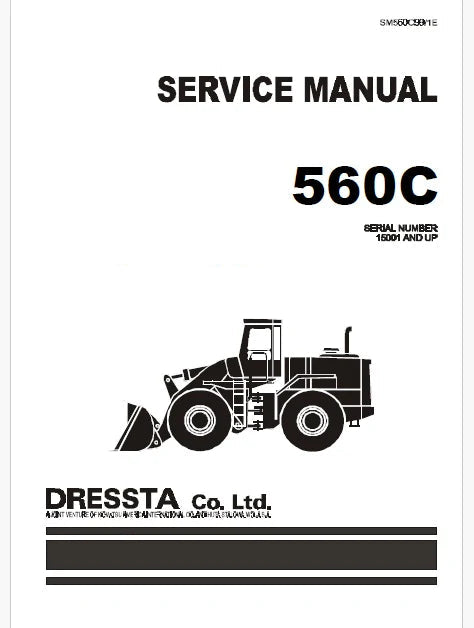 Komatsu 560C Wheel Loader Pdf Repair and Service Manual Sn 15001 and UP