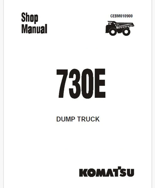 Komatsu 730E Dump Truck Pdf Repair and Service Manual