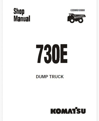Komatsu 730E Dump Truck Pdf Repair and Service Manual