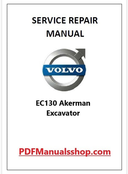 Volvo EC130 Akerman Excavator Pdf Repair and Service Manual