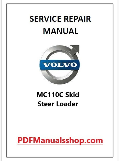 Volvo MC110C Skid Steer Loader Pdf Repair and Service Manual